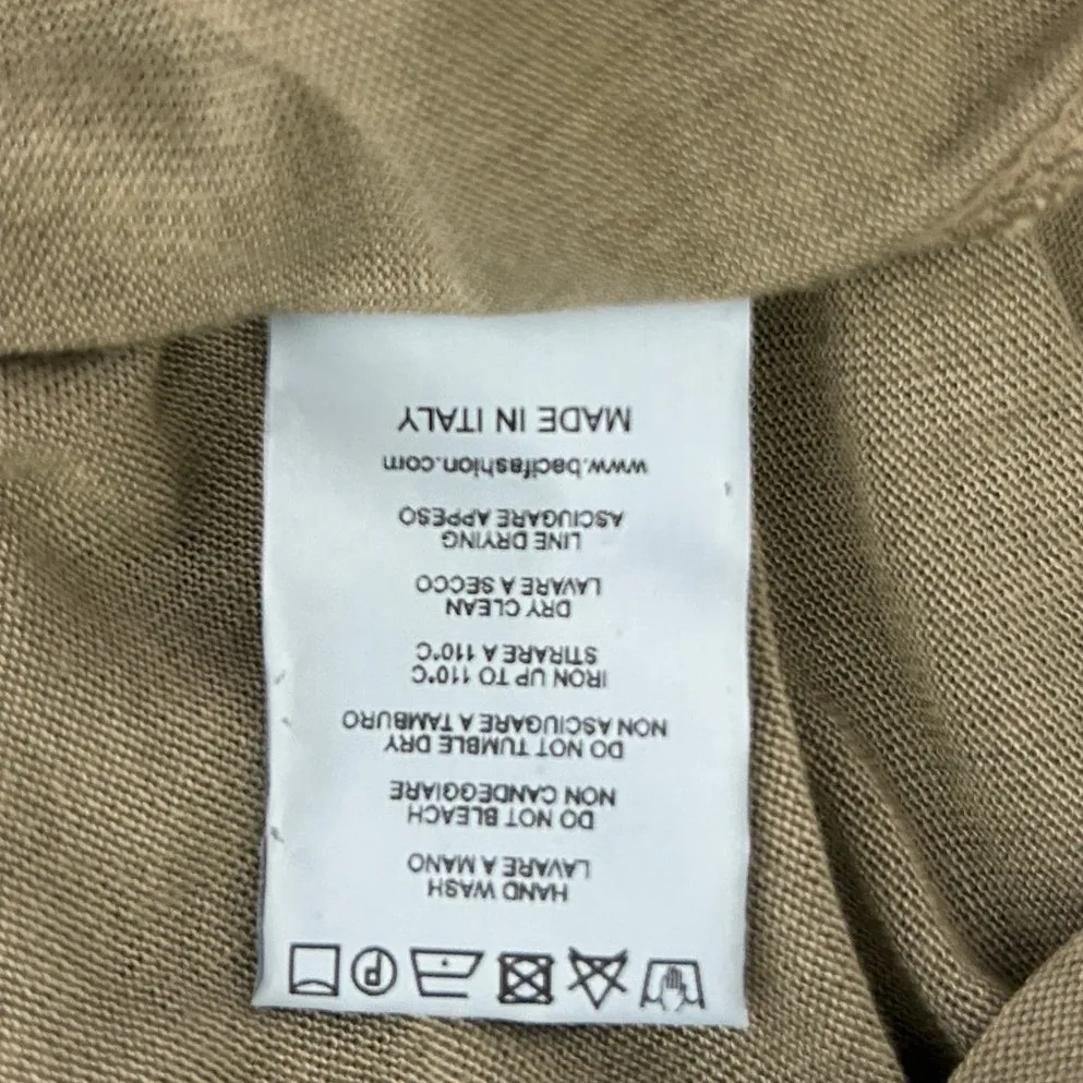 Baci Women Silk Tunic Top S Green Abstract Striped Tank Whimsy Fairy‎ Festival - Image 8