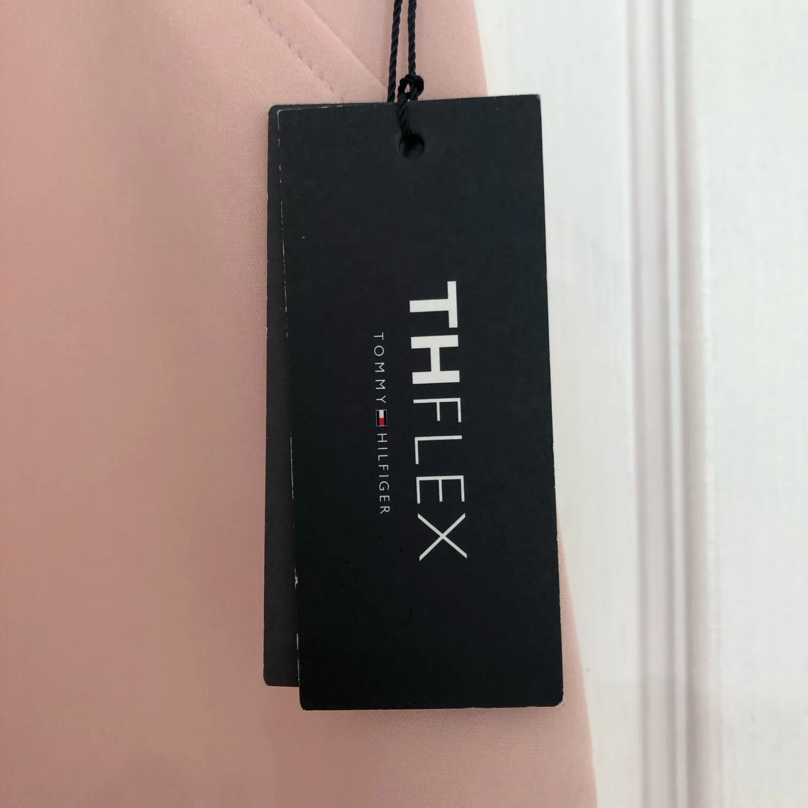 Tommy‎ Hilfiger Womens Mini Skirt Size 8 Salmon Pink Single Pleat Pull On NWT - Image 5