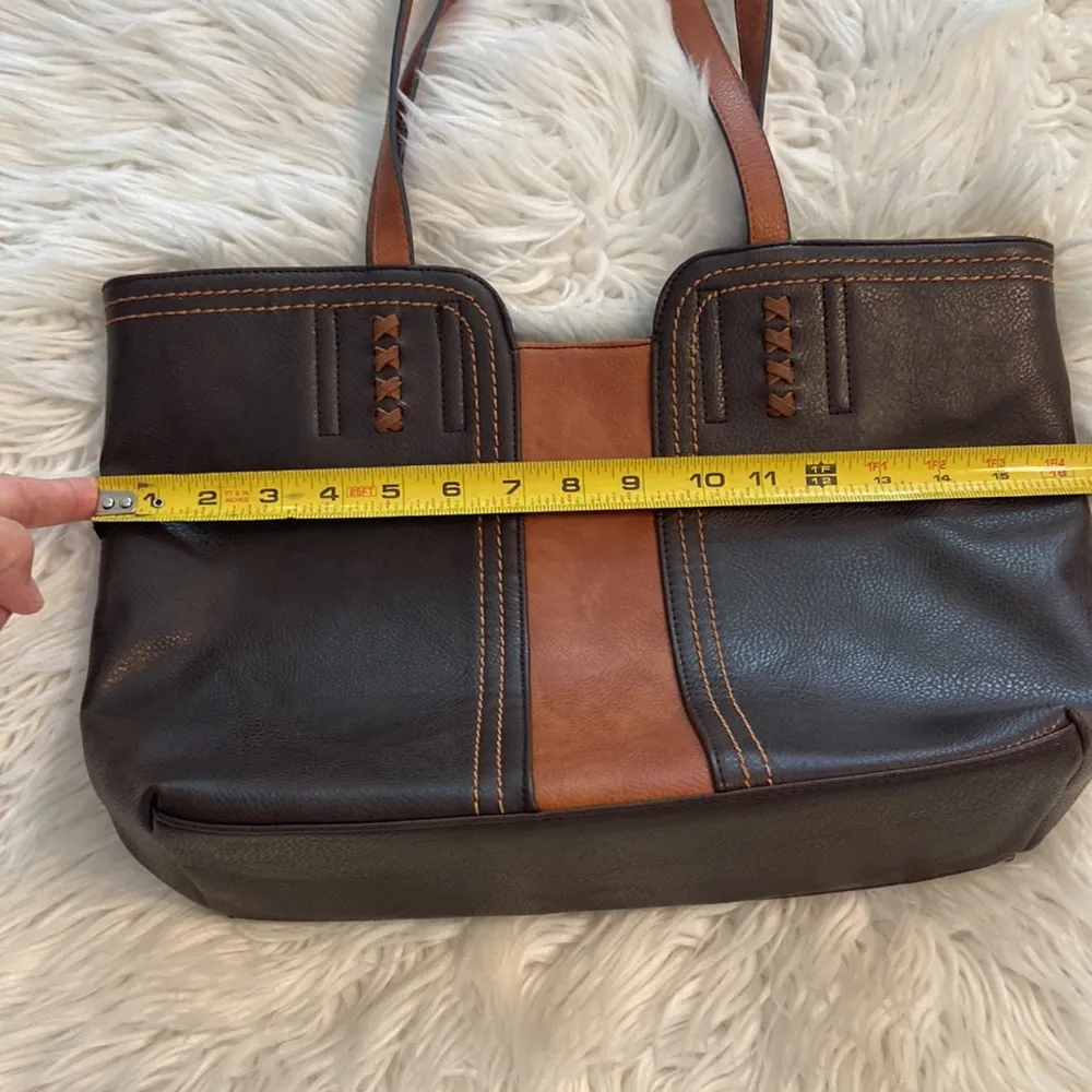Montana West Brown and Tan  Tote Bag excellent condition see all photos - Image 10