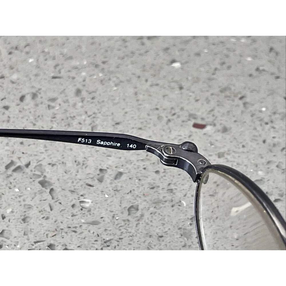 Fendi F513 Sapphire Eyeglasses Frames ONLY Womens Full Rim 49-18-140 - Image 7