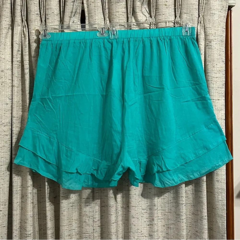 Boohoo Plus Size Cotton Flippy Beach Shorts - 24 - Image 8