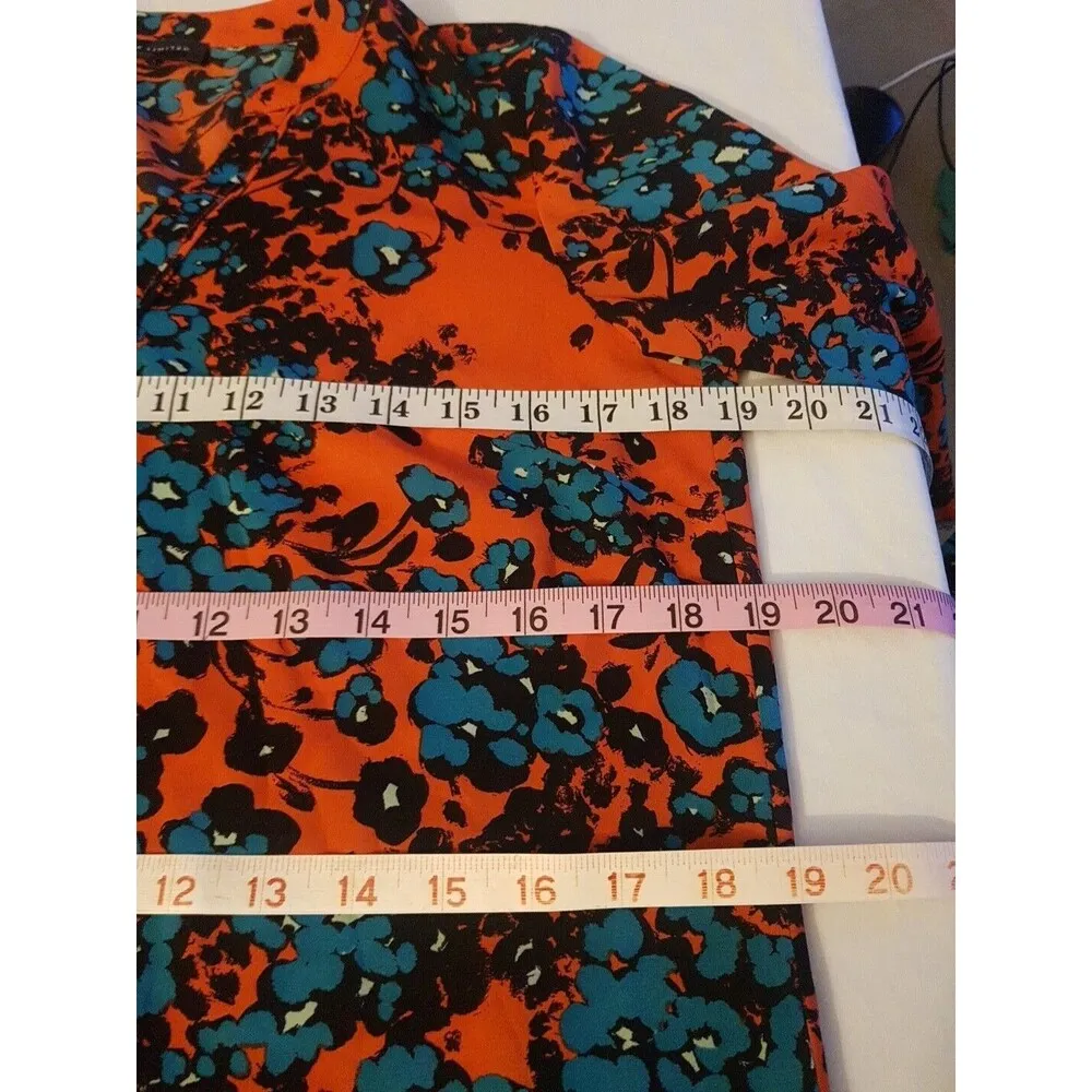 The Limited Womens Blouse Top Size Small Popover Floral Long Sleeve Office Wear - Image 10