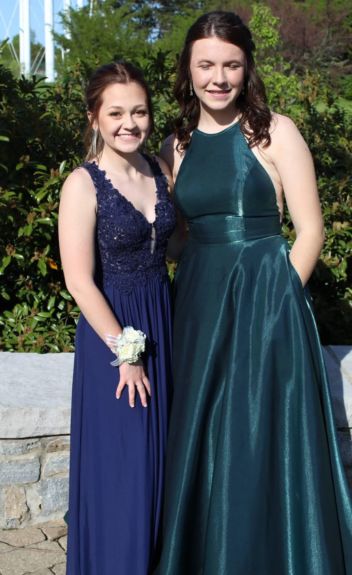 Navy Blue Formal Prom Dress - Image 2