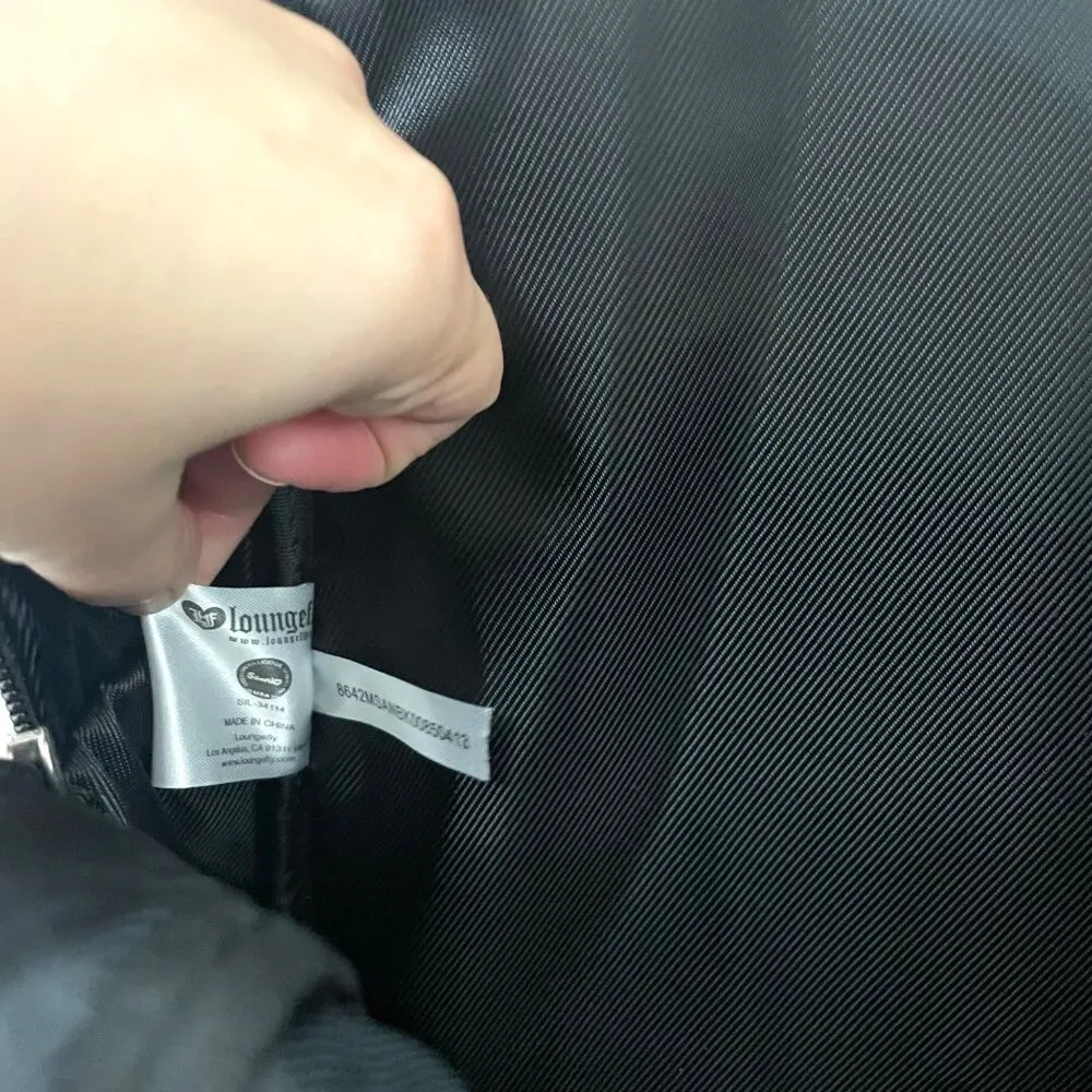 Loungefly Loves Hello Kitty Black Faux Patent Leather Backpack - Image 10