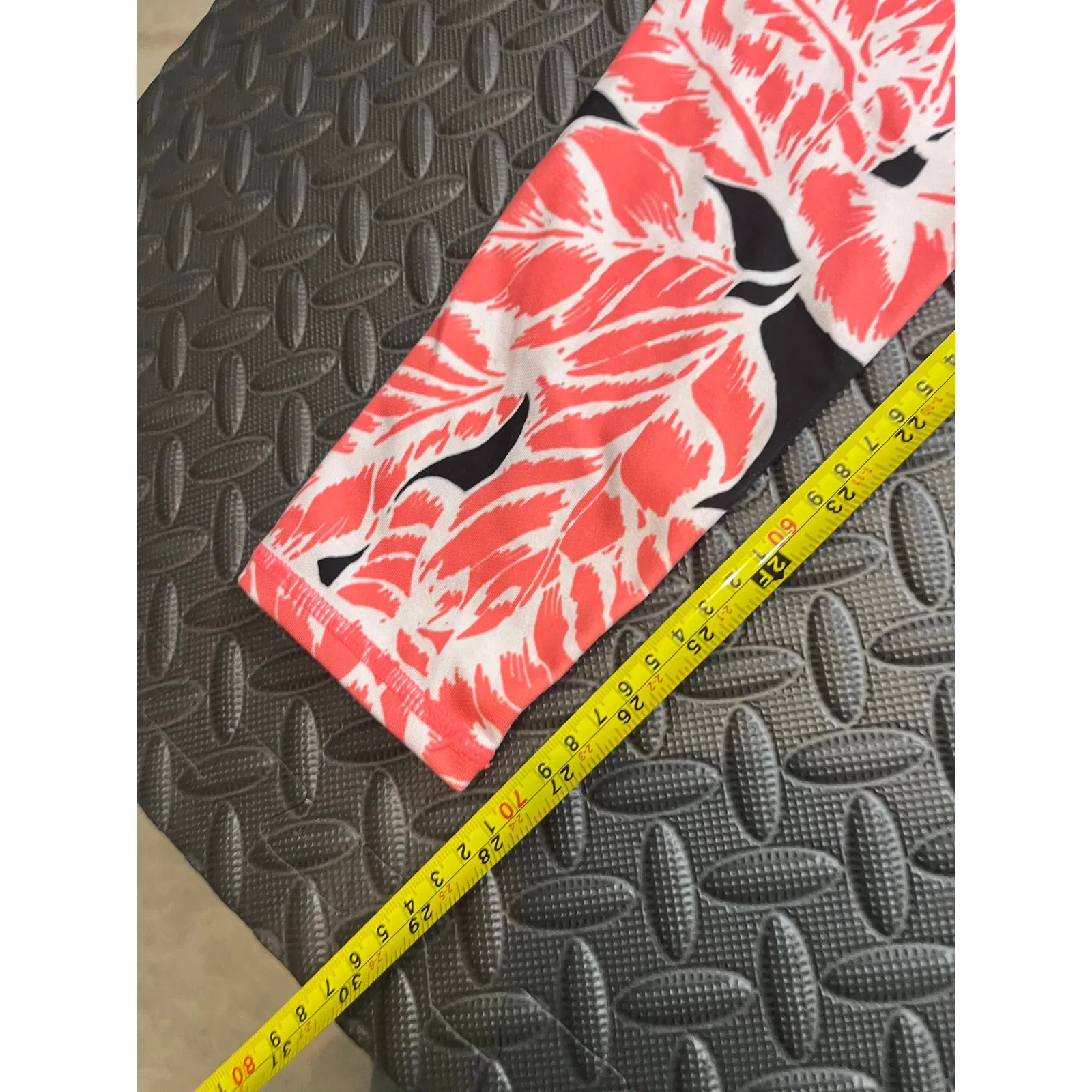 ALO Engineered AIrbrush Legging $110 Palm Springs‎ Pink Coral Black Pant Small - Image 7