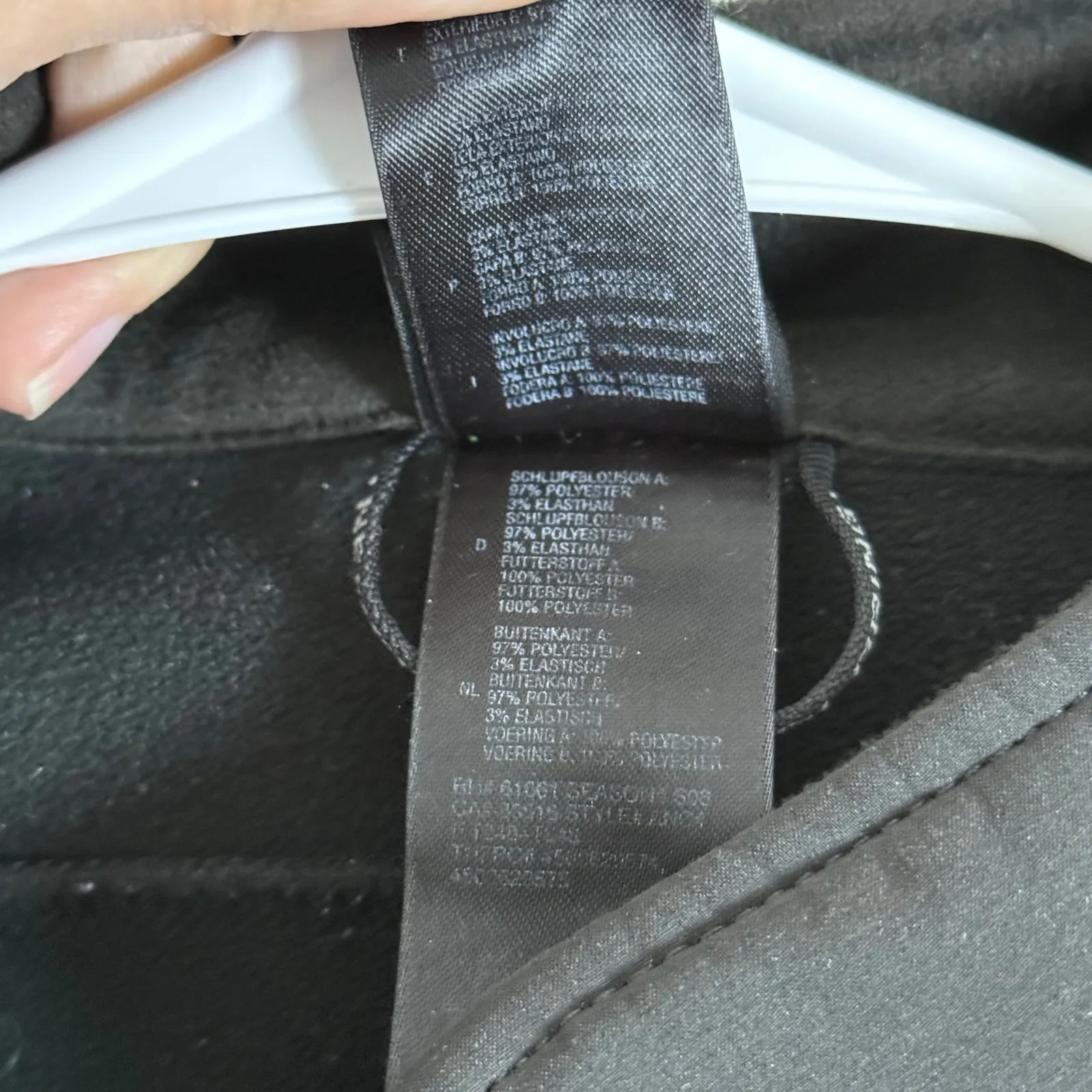 The North‎ Face Apex Bionic Softshell Jacket Women's Small TNF Black Full Zip - Image 10