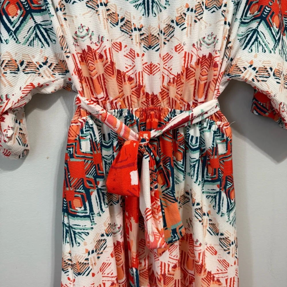 Jealous Tomato NWT Colorful Aztec Geometric Print Mini Dress Size Small - Image 3