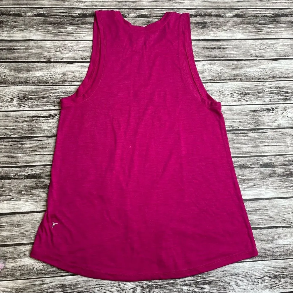 Set of 2 Old Navy Active Women's Loose Fit Go-Dry Tank Tops Pink S SM Small - Image 5