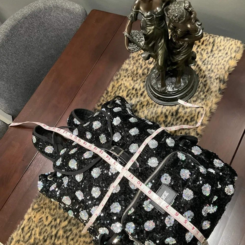 PINK BY VS SEQUINS POLKA DOT BACKPACK - Image 5