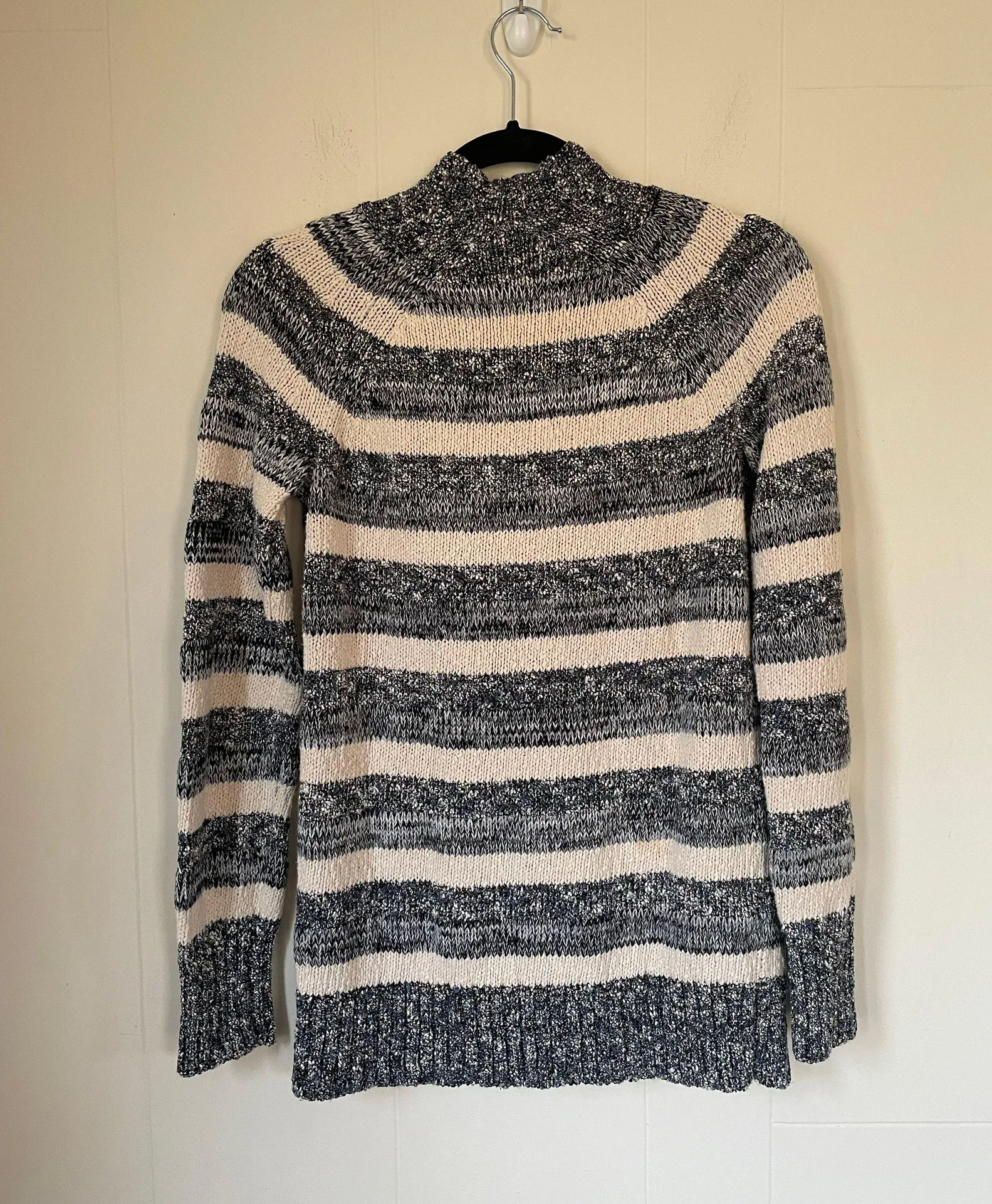 Eddie Bauer sweater zipper detail Textured Knit gorpcore Women’s size small - Image 4