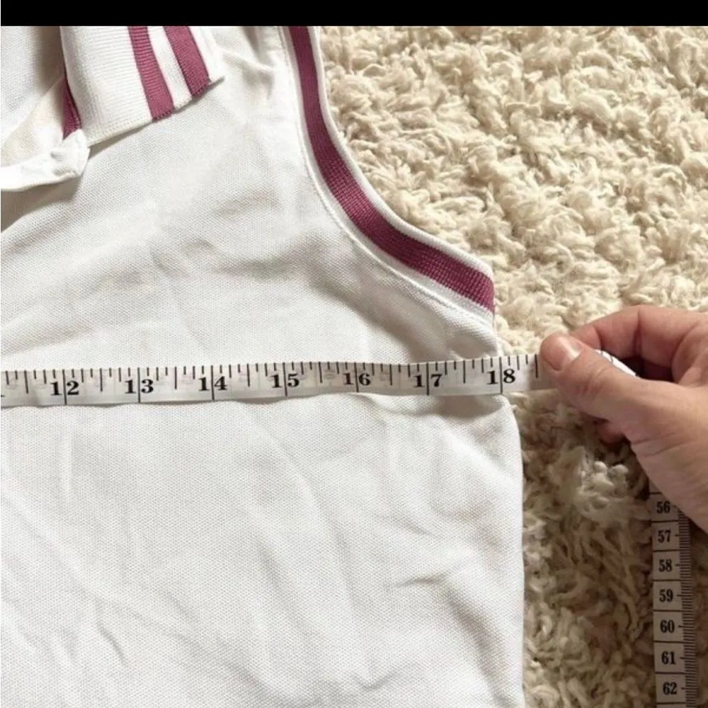 Kate lord white tennis top small - Image 5