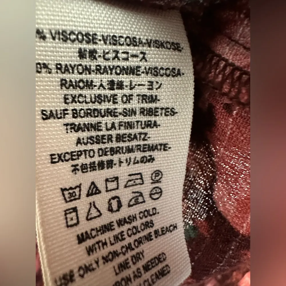 Free People All The Right Ruffles Playsuit Floral Foliage Wrap Shorts Romper - Image 10