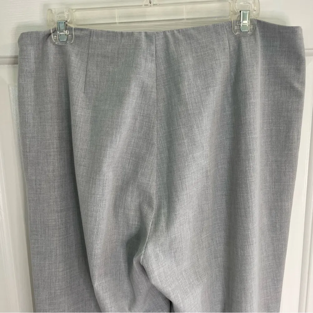 Thalian Light Gray Trousers Side Zipper Size 14 - Image 7