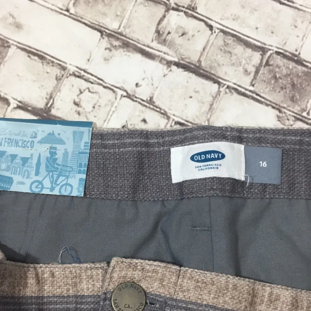 NWT Old Navy Neutral Tone Stripes Mini Skirt - Image 4