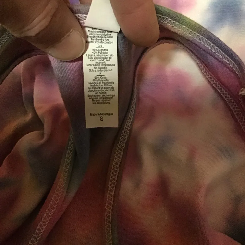 Hippie chic tie dye racer back tank top - Image 4