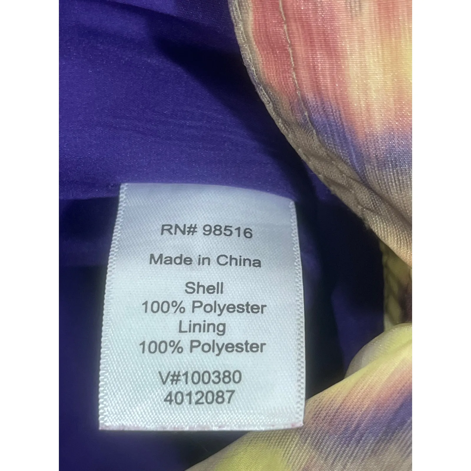 Coldwater Creek Floral Print Trench Coat Women Lightweight Belted Outerwear XL - Image 8