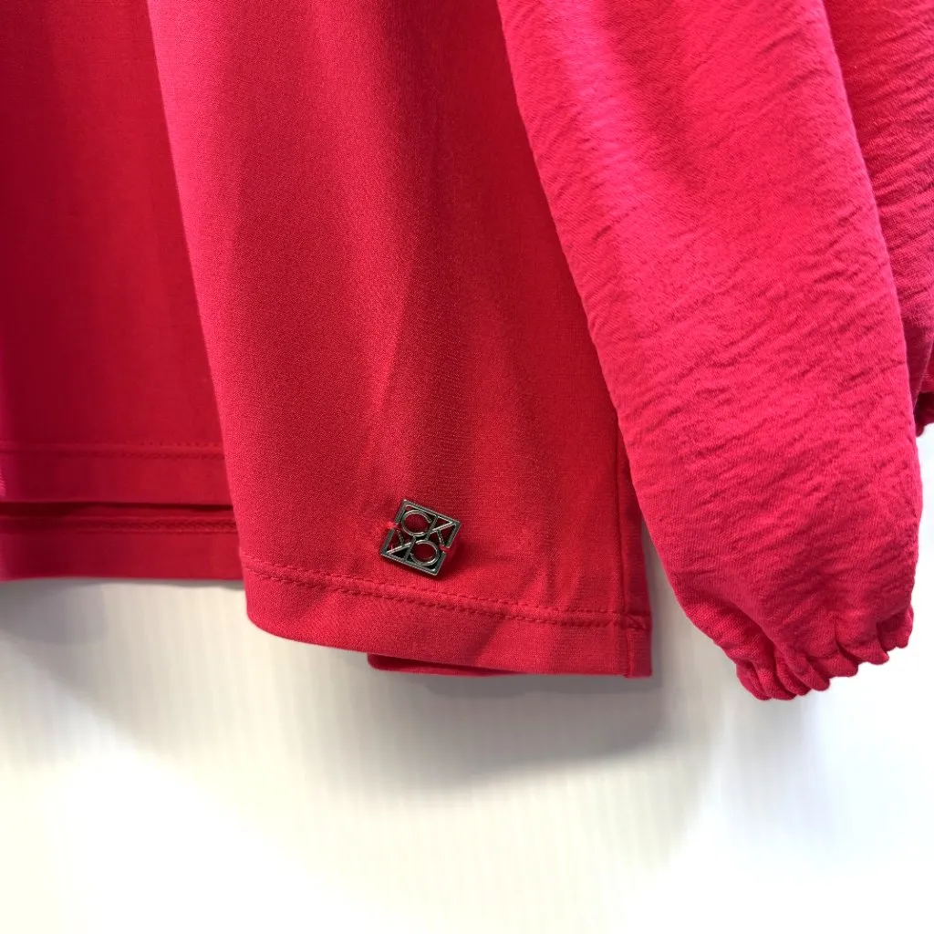 Calvin Klein Women's Puff Sleeve Blouse Plus Size 1X - Image 2