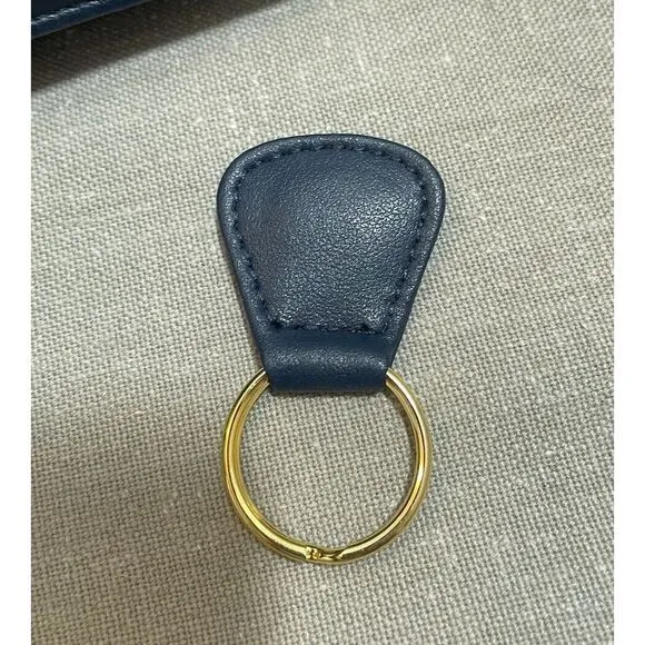 Buxton Crossbody Purse Convertible to‎ Belt Wallet Clutch Navy change purse, Key - Image 7