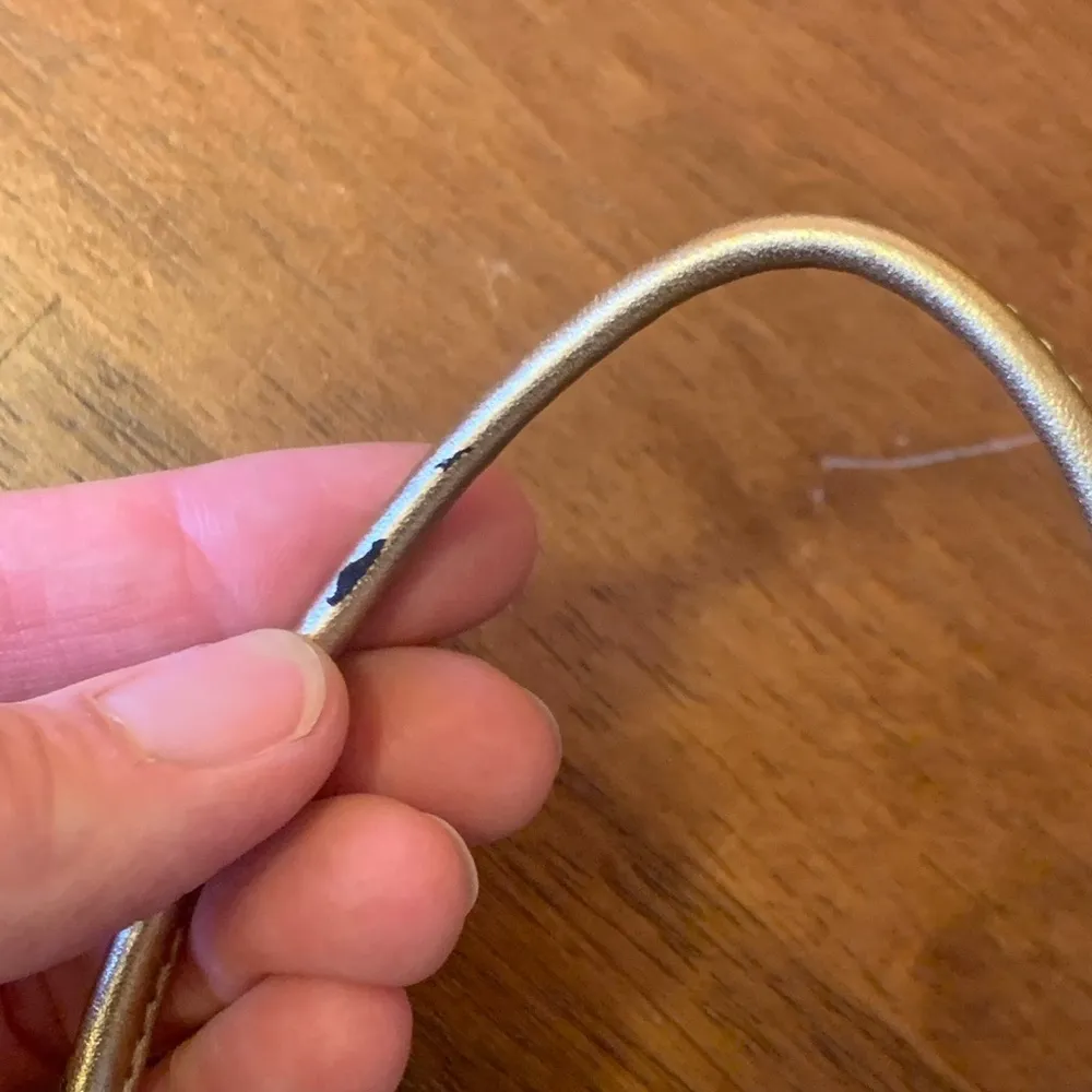 Coach Gold Tan Wristlet Clutch with Elegant Design zipper wrist strap - Image 12