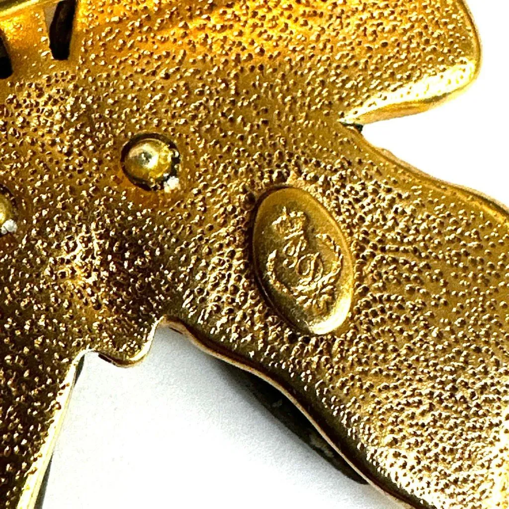 Premier Designs Two-Tone Butterfly Brooch - Image 3