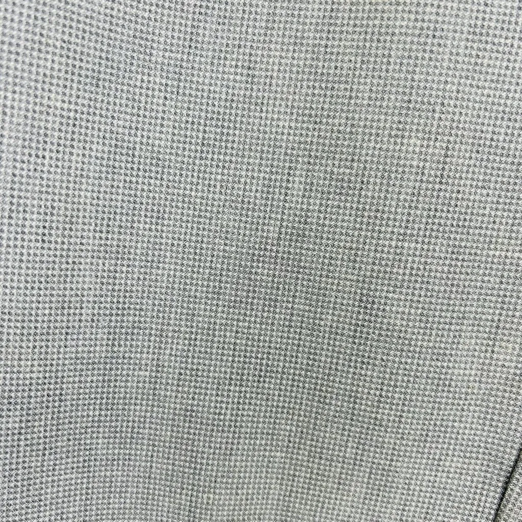 Ann Taylor Loft Petite Marisa Pants Sz 2P (30x25) Gray Houndstooth Linen Blend - Image 7