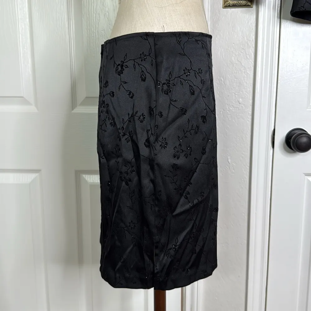 Y2k glitter tie front blazer and skirt set Black Size 10 - Image 12