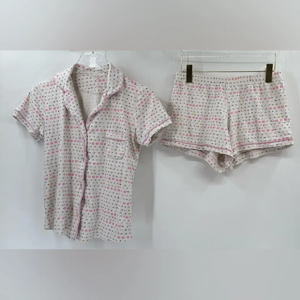 Roller Rabbit x Little Words Projects shorts pajama set size small - Image 2