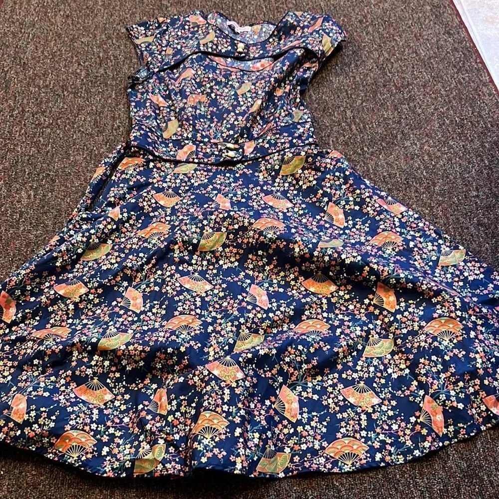 Trollied dolly small dress Blue - Image 8