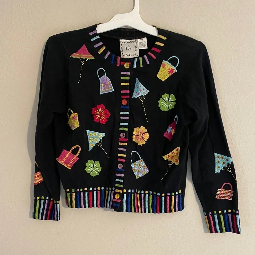 Michael Simon‎ Lite Vintage Jacket Black Size XS - Image 7