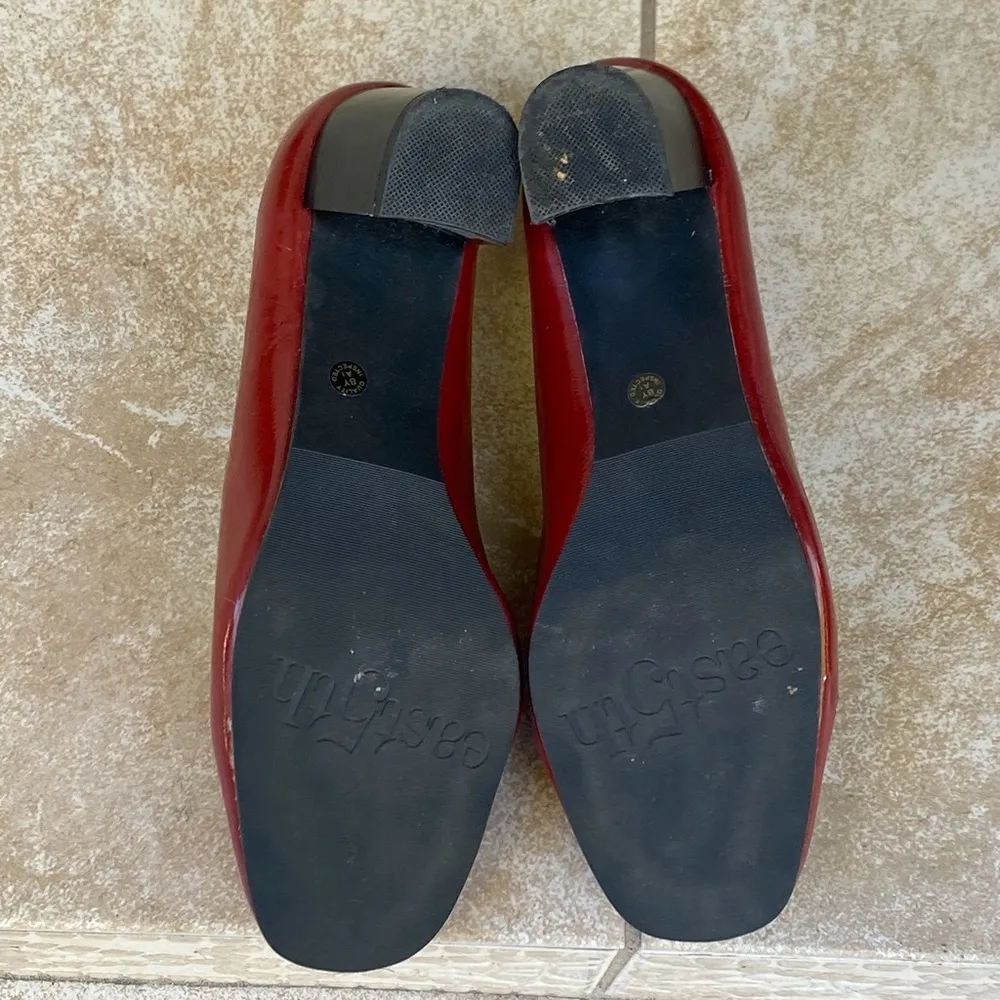 East 5th Red Slip on Heels - Image 4