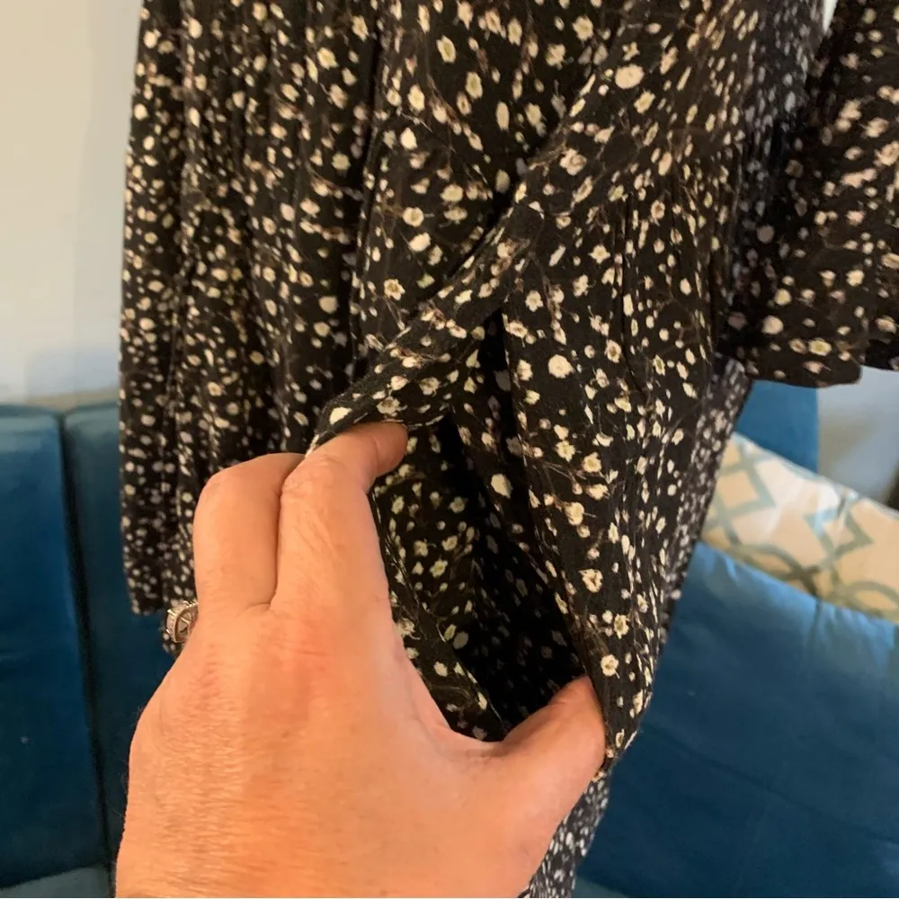 Nicole Miller Artelier Floral Collared Button-Up Shirt Dress, Size Small S - Image 4