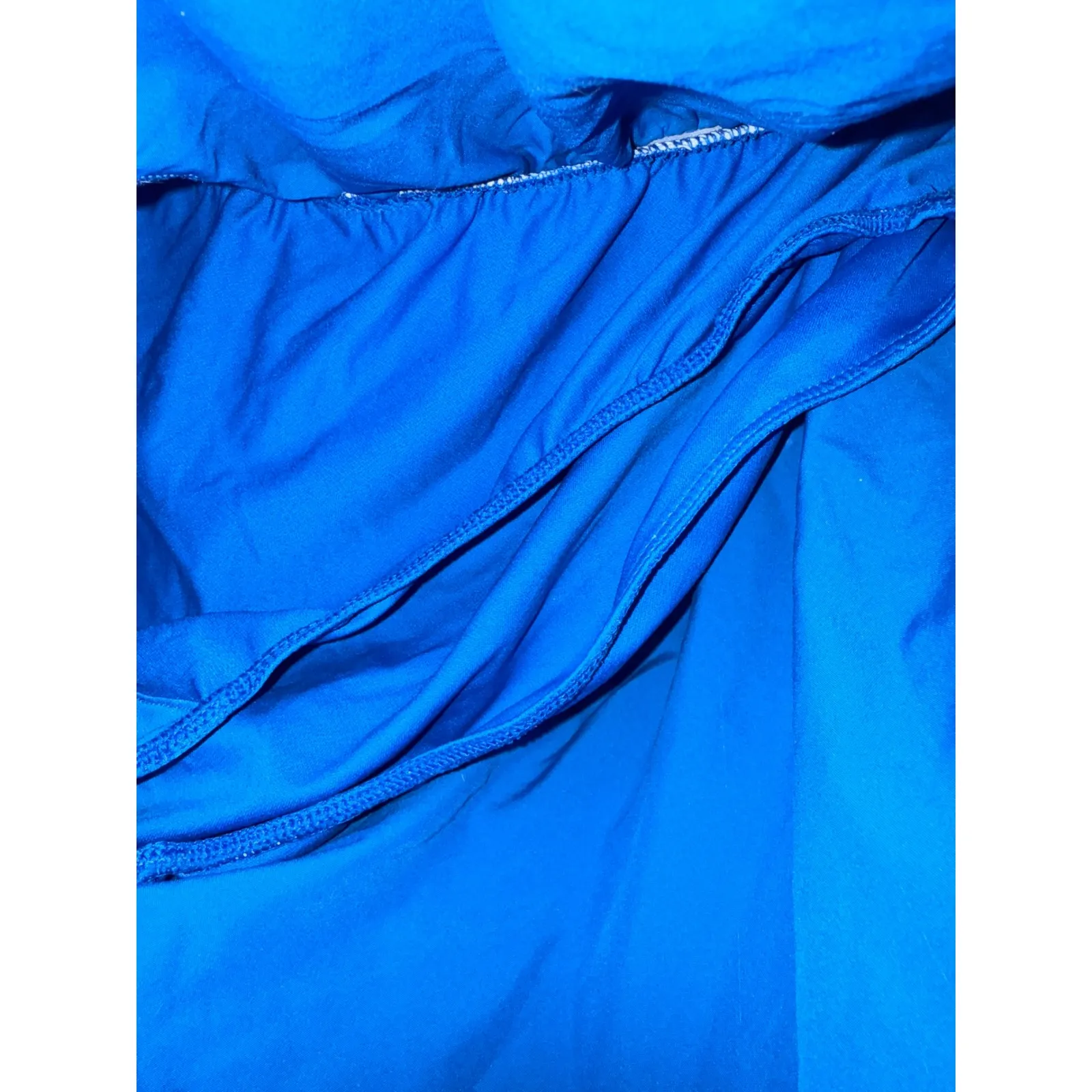 Nike Dri-FIT Running Shorts Athletic Gym Neon Trim Blue‎ XL - Image 4