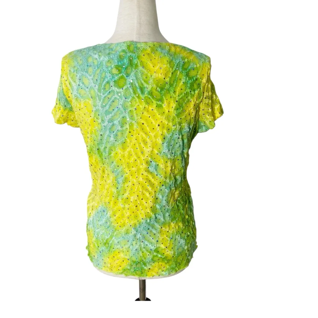 NWT VINTAGE DRESSBARN Sparkly Top - Image 4