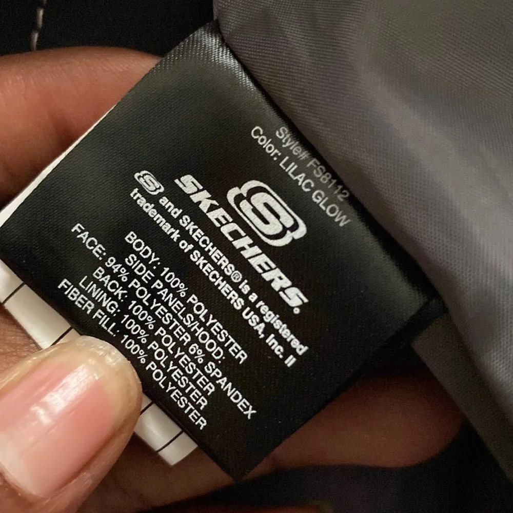 Skechers Full Zip Quilted Puffer Jacket SIZE M - Image 3