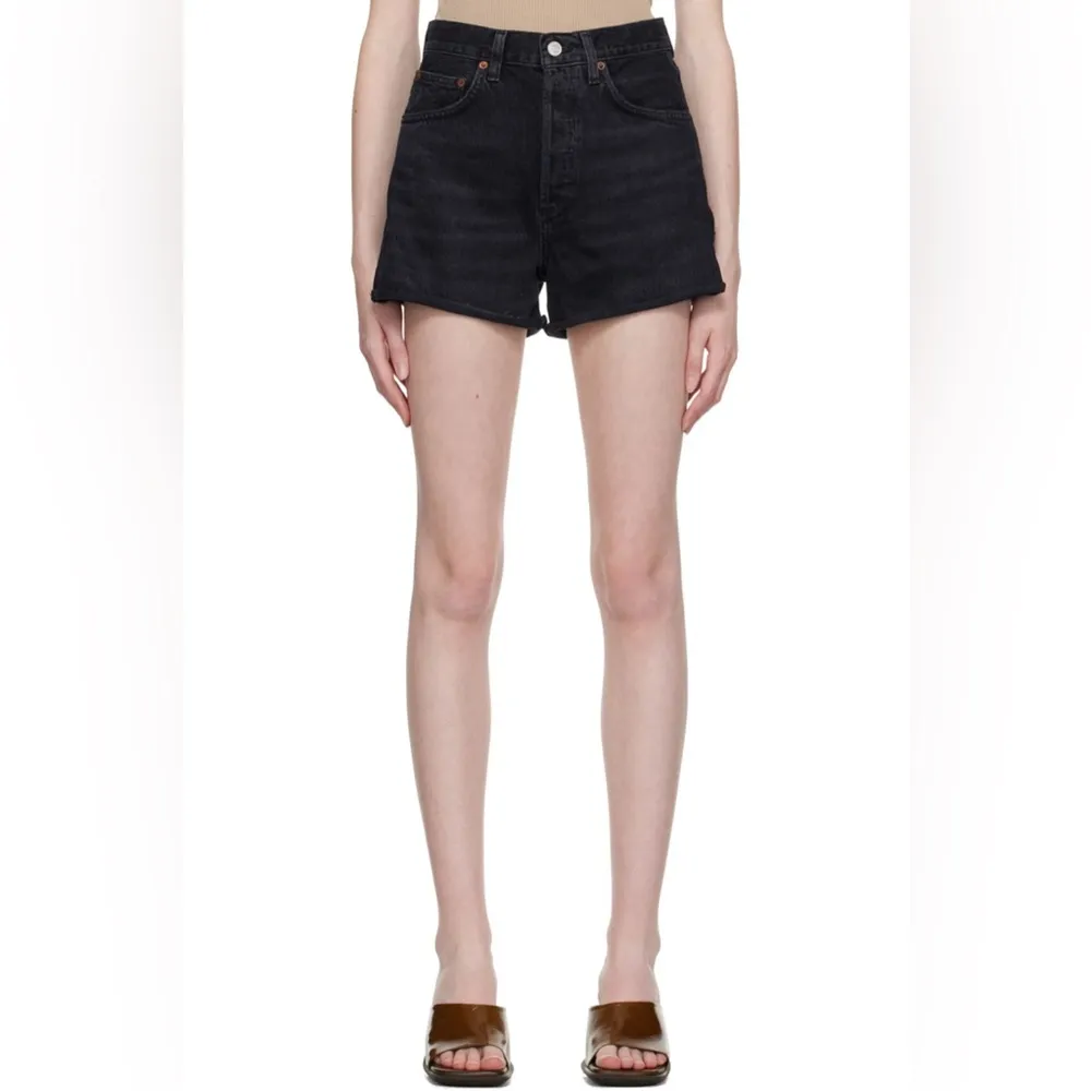 AGOLDE Dee Shorts Size 24 Color Black - Image 6