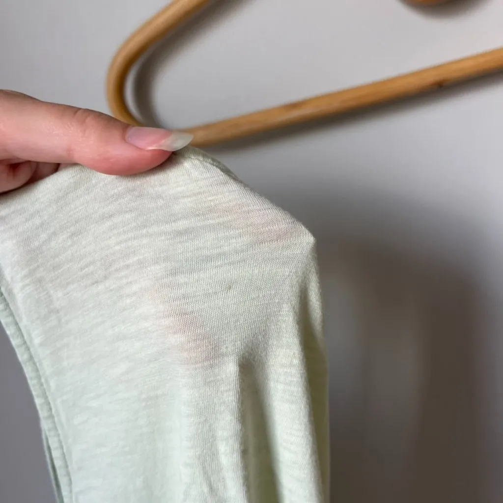 Eileen Fisher Sleepwear by Garnet Hill Light Green Pajama Set Women's Small - Image 10