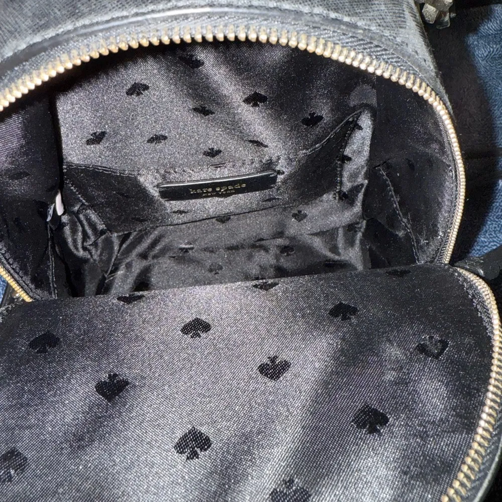 Kate Spade Black Mini Backpack - Image 4