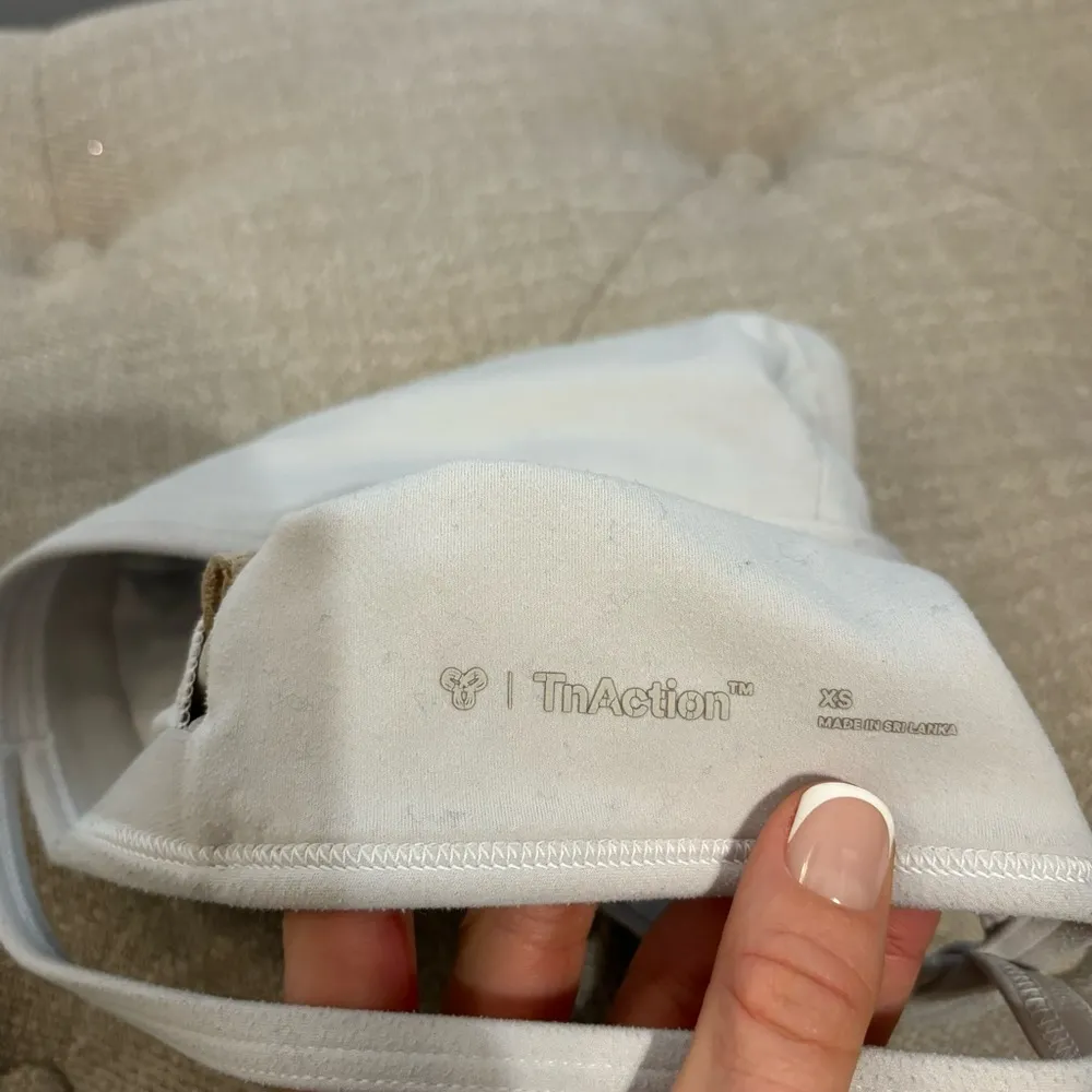 TNA Action White Sports Bra *Flawed* Size XS - Image 3