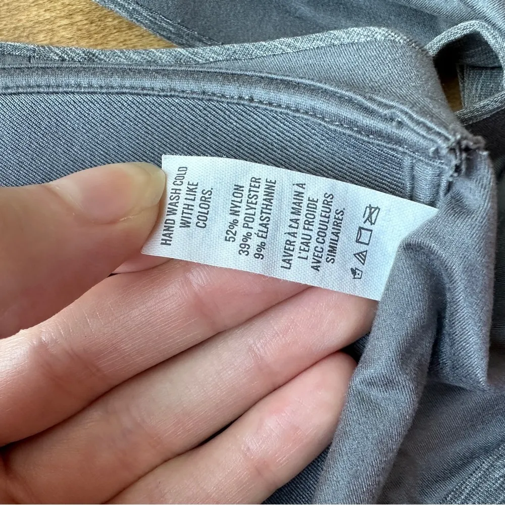 aerie Real Sunnie Wireless Lightly Lined Bra, Grey, Size 34C, NWOT - Image 12