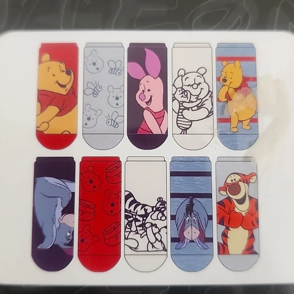 Disney 10 Pack Low Cut Socks with Winnie the Pooh Tigger Piglet Eeyore NEW - Image 3