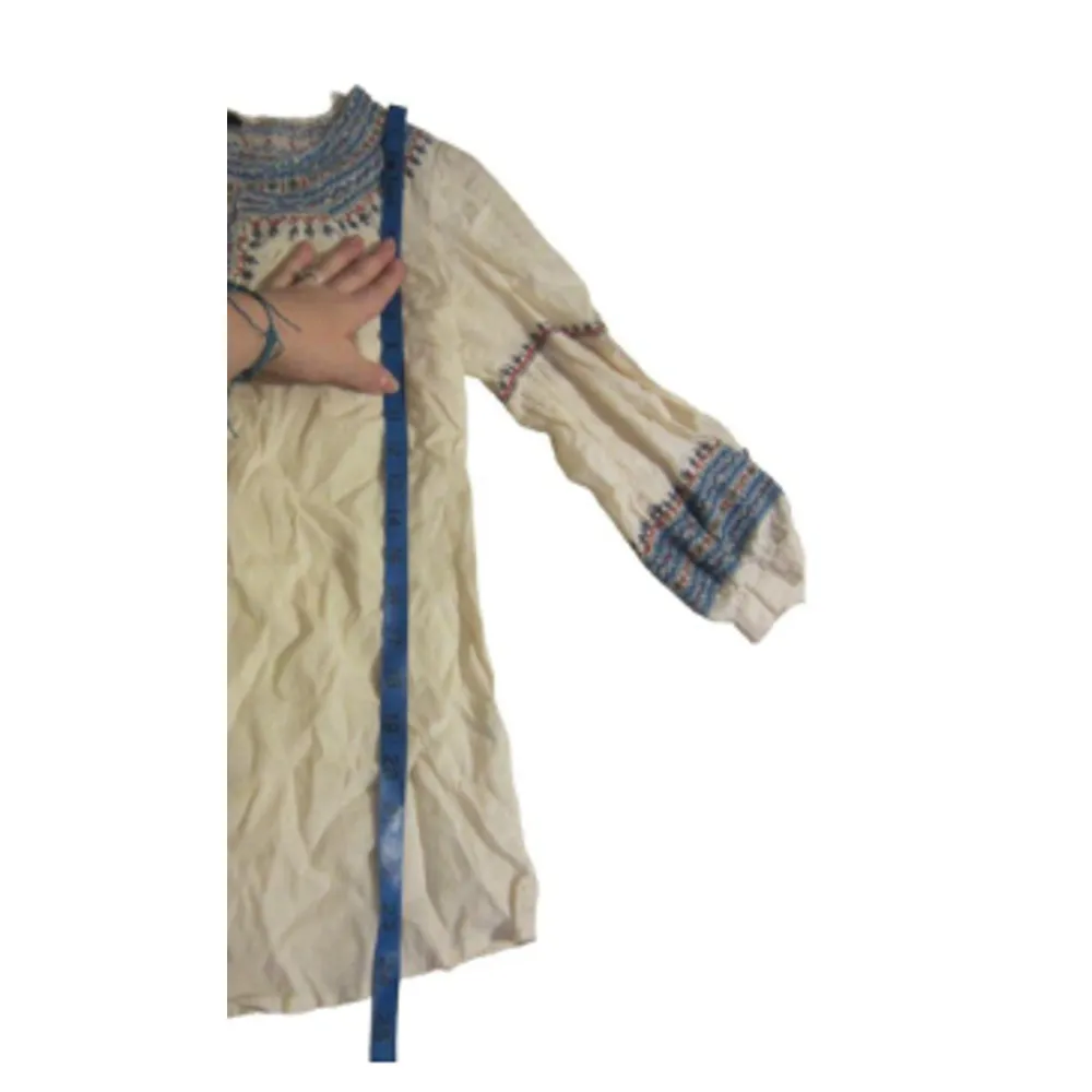 Lucky Brand Peasant Boho Embroidered Tunic Top Small - Image 8