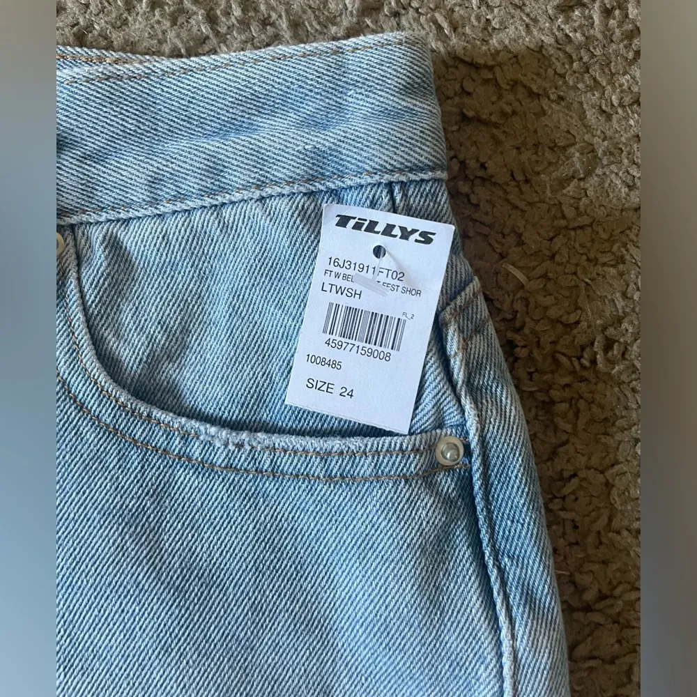 NWT Tilly’s Blue Denim Jean Shorts, Size 24 - Image 2