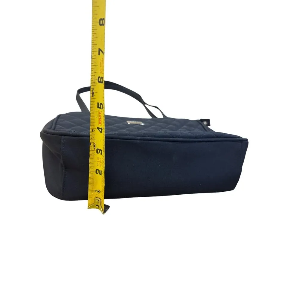 Frankie Johnnie womens black quilted Shoulder hand bag SKU8145 - Image 8