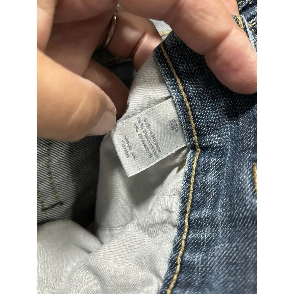 Fashion Bug Crop Denim Jeans Mid Rise Size 18P Medium Wash‎ - Image 4