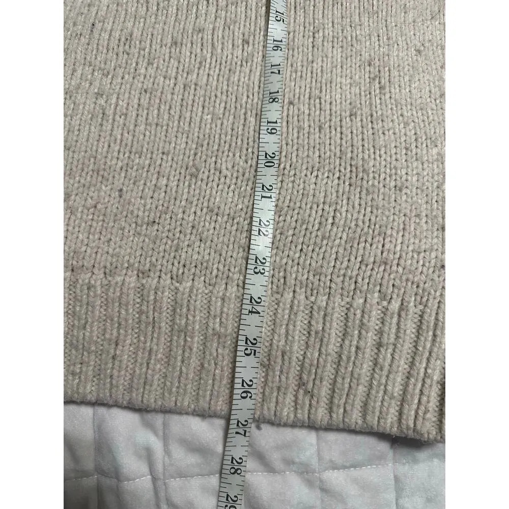 PINK Victoria's Secret Crewneck Pullover Sweater Women's Size Large Beige Warm - Image 7