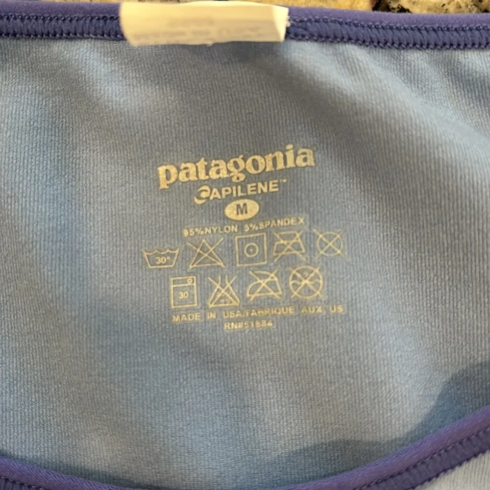 Patagonia purple apilene layering tank top - Image 8