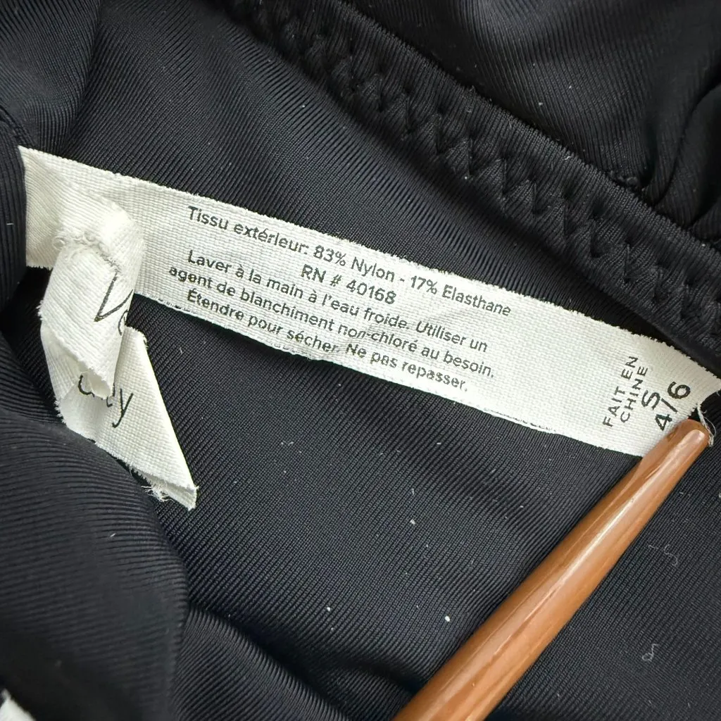 Vera Bradley Tankini‎ Top Womens Small Tan Blue Abstract Geometric Swimwear 4/6 - Image 7