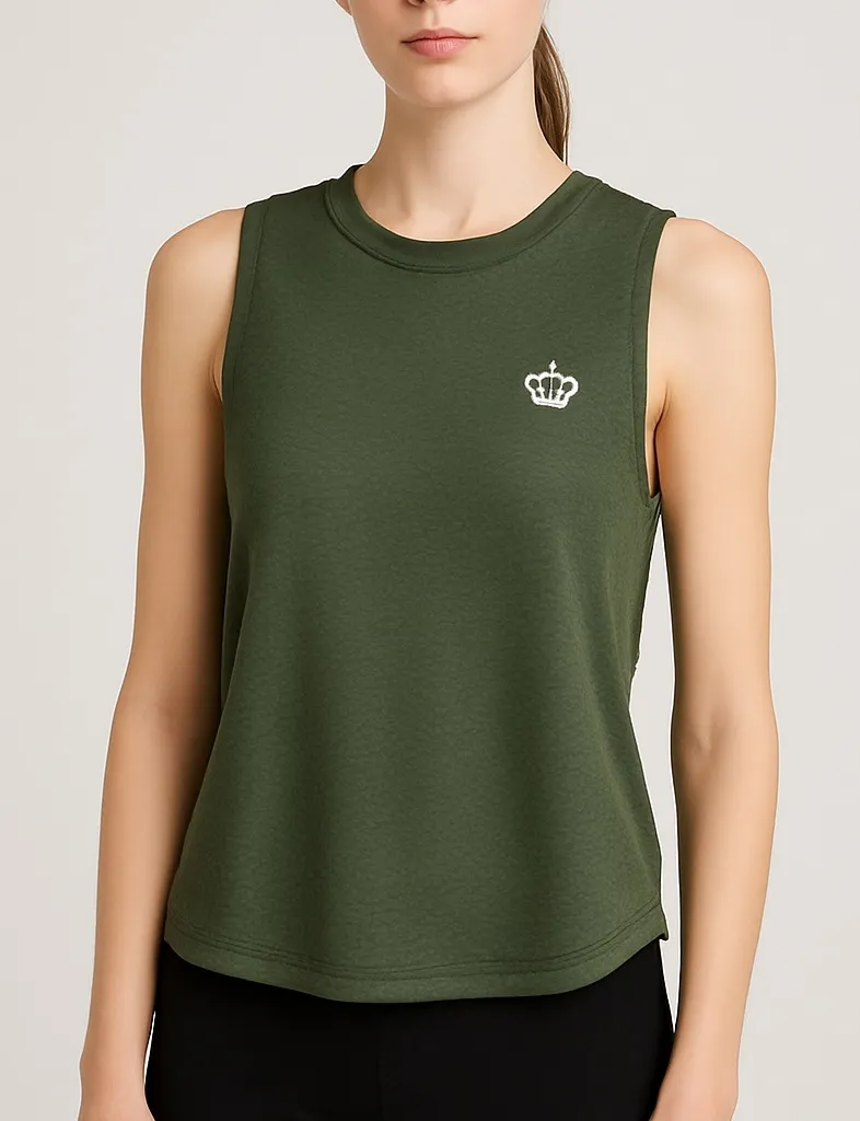 Juicy Couture Sport Olive Green Tank Top Size M - Image 1