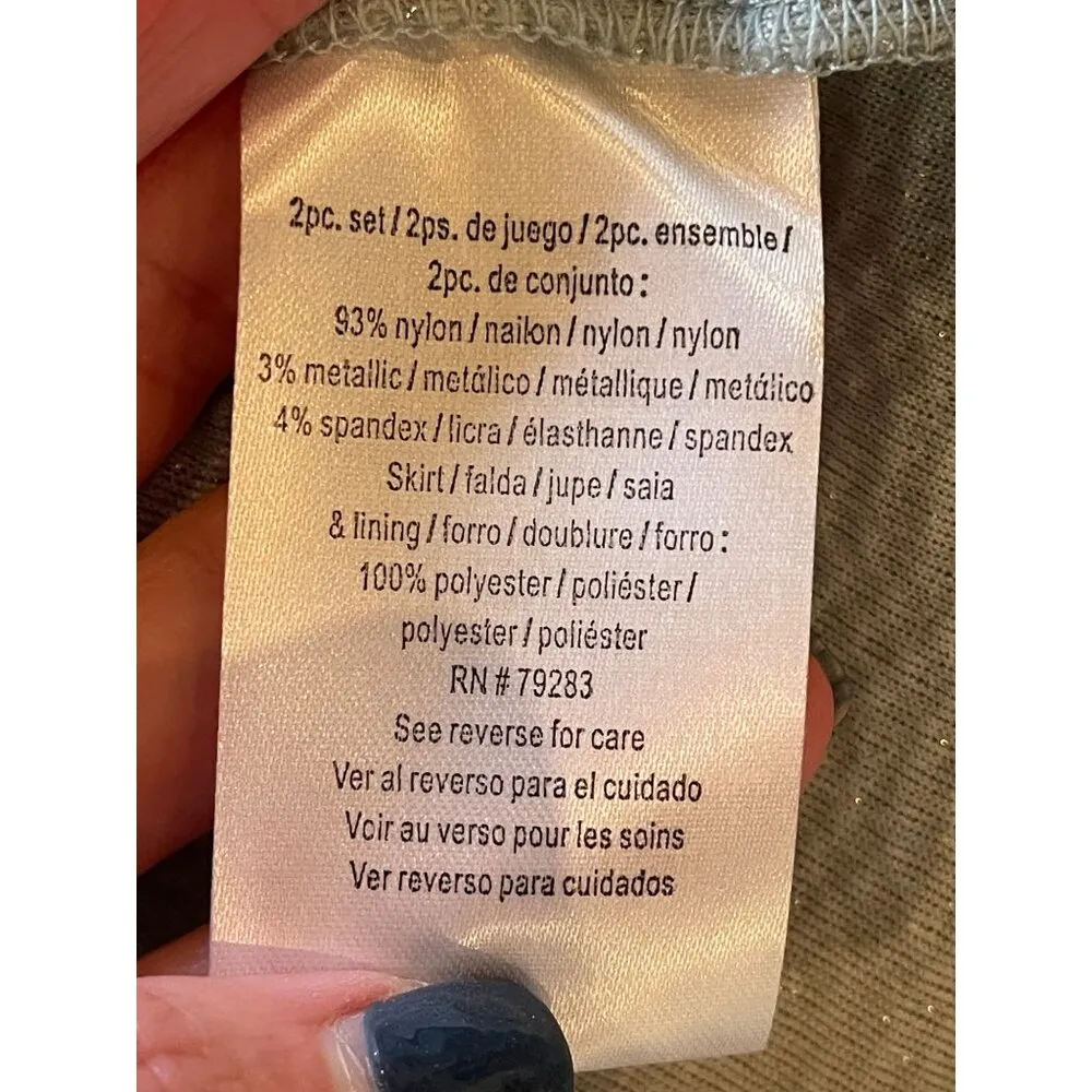 Alex Evenings Dress Women 8 Mint Green Tea Length Mandarin Neck Two Piece Jacket - Image 11