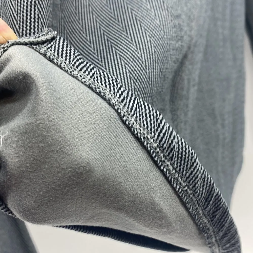 Nike  grey black chevron pullover hi Lo workout running hiking - Image 8